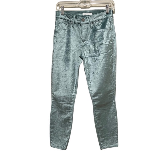 Lucky Brand Mid Rise Ava Skinny Velvet Jean Antartica Size 26/2 - Picture 7 of 11